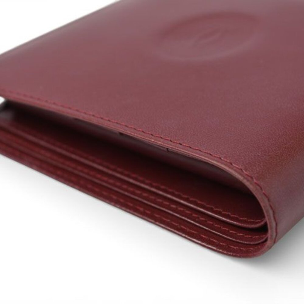 Cartier Folding Wallet Bifold Wallet Vintage Must de - Picture 6 of 14
